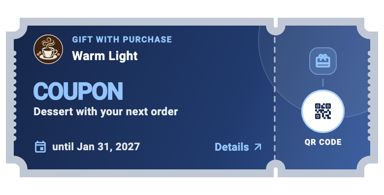 02 / Coupons — A specific offer with clear conditions.